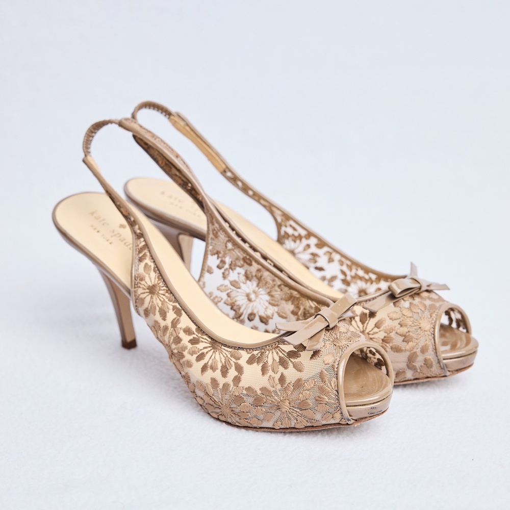 Kate Spade‎ Daisy Mesh Slingback Heels